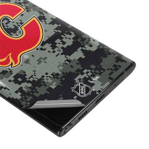 NHL Calgary Flames Camo Galaxy Note 10 Skin