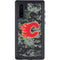 NHL Calgary Flames Camo Galaxy Note 10 Waterproof Case