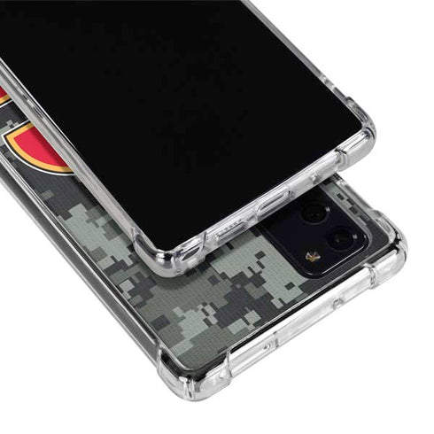 NHL Calgary Flames Camo Galaxy Note20 5G Clear Case