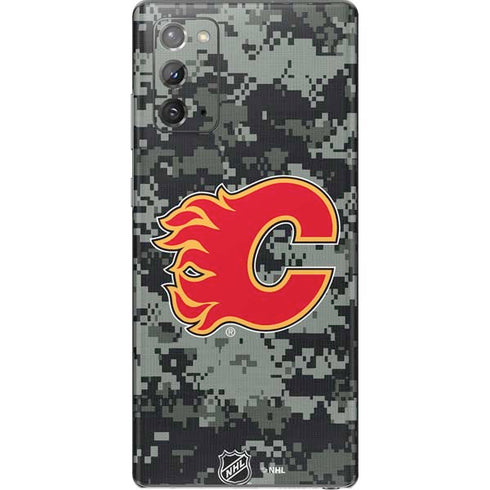 NHL Calgary Flames Camo Galaxy Note20 5G Skin