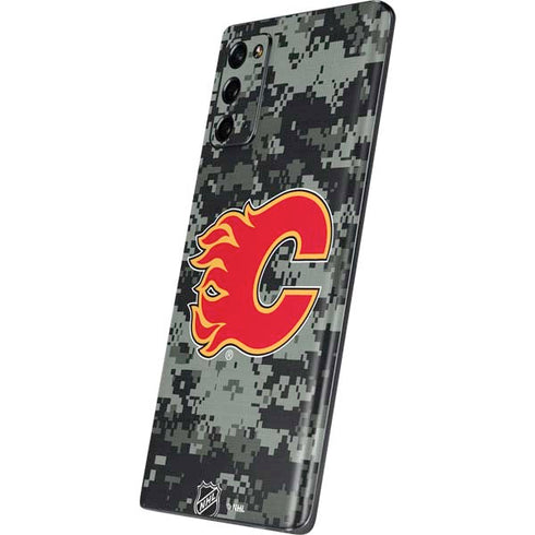 NHL Calgary Flames Camo Galaxy Note20 5G Skin