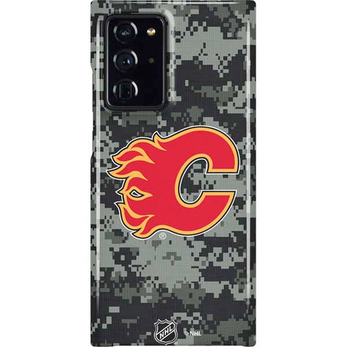 NHL Calgary Flames Camo Galaxy Note20 Ultra 5G Lite Case