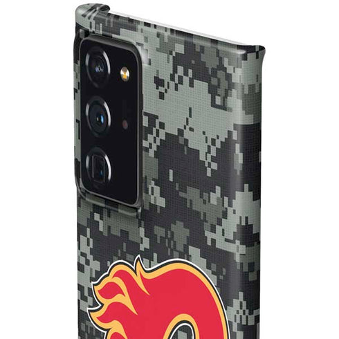 NHL Calgary Flames Camo Galaxy Note20 Ultra 5G Lite Case