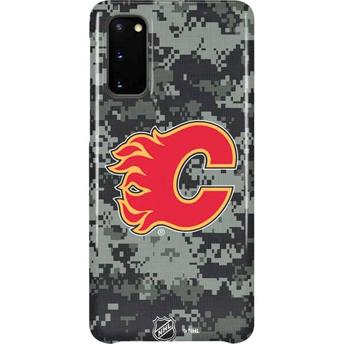NHL Calgary Flames Camo Galaxy S20 Lite Case