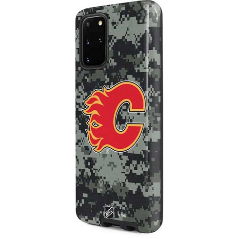 NHL Calgary Flames Camo Galaxy S20 Plus Pro Case