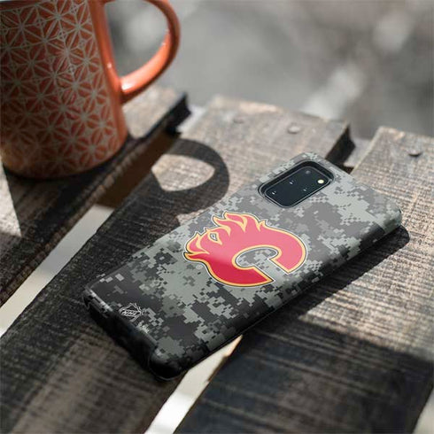 NHL Calgary Flames Camo Galaxy S20 Plus Pro Case