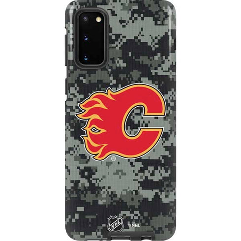 NHL Calgary Flames Camo Galaxy S20 Pro Case