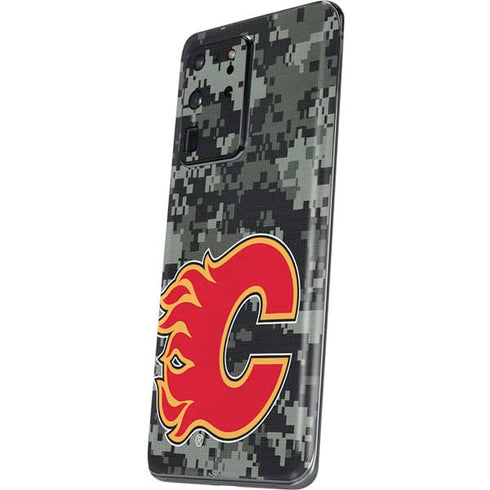 NHL Calgary Flames Camo Galaxy S20 Ultra 5G Skin