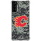 NHL Calgary Flames Camo Galaxy S21 FE Clear Case