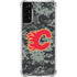 NHL Calgary Flames Camo Galaxy S21 Plus 5G Clear Case