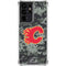 NHL Calgary Flames Camo Galaxy S21 Ultra 5G Clear Case