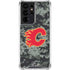 NHL Calgary Flames Camo Galaxy S21 Ultra 5G Clear Case