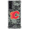 NHL Calgary Flames Camo Galaxy S22 Clear Case