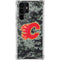 NHL Calgary Flames Camo Galaxy S22 Ultra Clear Case