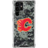NHL Calgary Flames Camo Galaxy S22 Ultra Clear Case