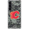 NHL Calgary Flames Camo Galaxy S23 Clear Case