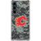 NHL Calgary Flames Camo Galaxy S23 FE Clear Case