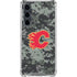 NHL Calgary Flames Camo Galaxy S23 FE Clear Case