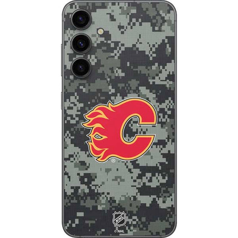NHL Calgary Flames Camo Galaxy S23 FE Skin
