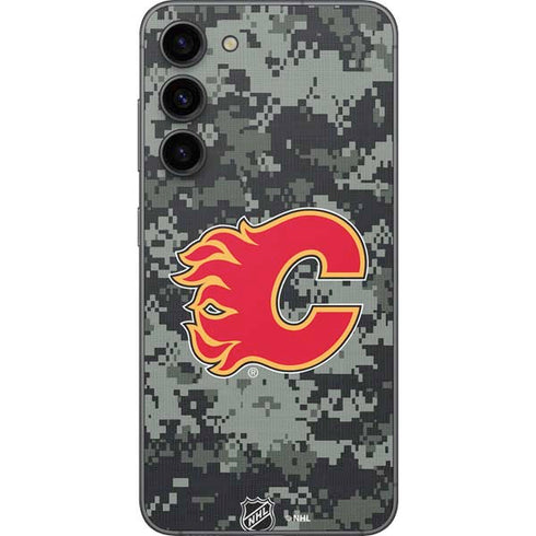 NHL Calgary Flames Camo Galaxy S23 Plus Skin