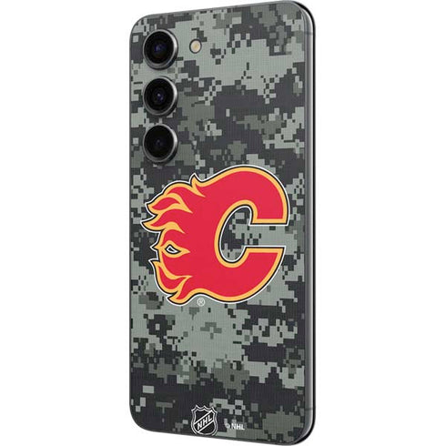 NHL Calgary Flames Camo Galaxy S23 Skin