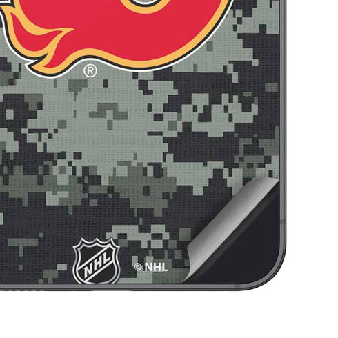 NHL Calgary Flames Camo Galaxy S23 Skin