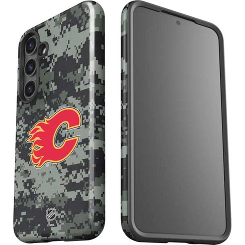 NHL Calgary Flames Camo Galaxy S24 Plus Impact Case