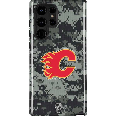 NHL Calgary Flames Camo Galaxy S24 Ultra Impact Case