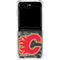 NHL Calgary Flames Camo Galaxy Z Flip5 5G Clear Case