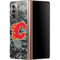 NHL Calgary Flames Camo Galaxy Z Fold2 5G Skin