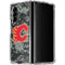 NHL Calgary Flames Camo Galaxy Z Fold4 5G Clear Case