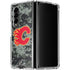 NHL Calgary Flames Camo Galaxy Z Fold4 5G Clear Case