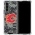 NHL Calgary Flames Camo Galaxy Z Fold4 5G Clear Case