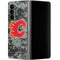 NHL Calgary Flames Camo Galaxy Z Fold4 5G Skin