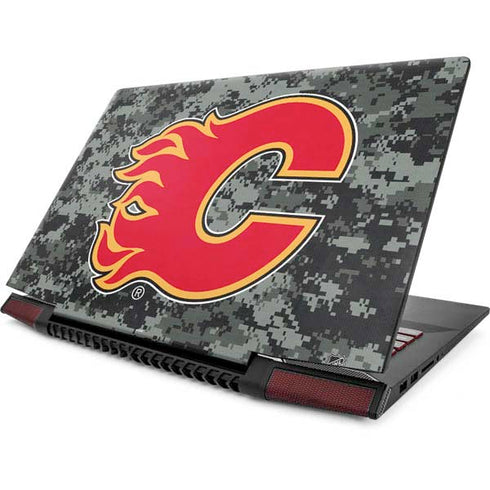 NHL Calgary Flames Camo Lenovo IdeaPad Skin