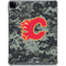 NHL Calgary Flames Camo iPad Pro 12.9in (2020) Clear Case