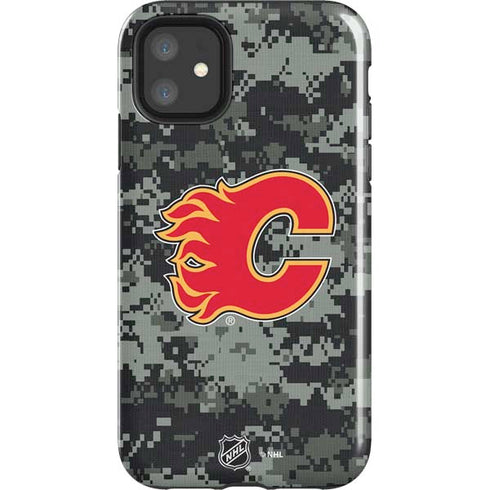 NHL Calgary Flames Camo iPhone 11 Impact Case
