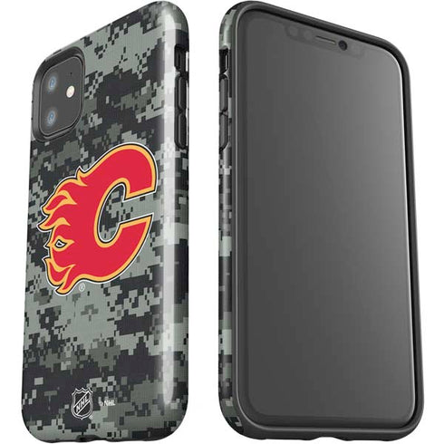 NHL Calgary Flames Camo iPhone 11 Impact Case