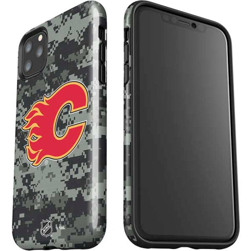 NHL Calgary Flames Camo iPhone 11 Pro Max Impact Case