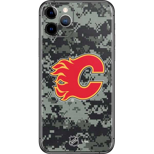 NHL Calgary Flames Camo iPhone 11 Pro Skin
