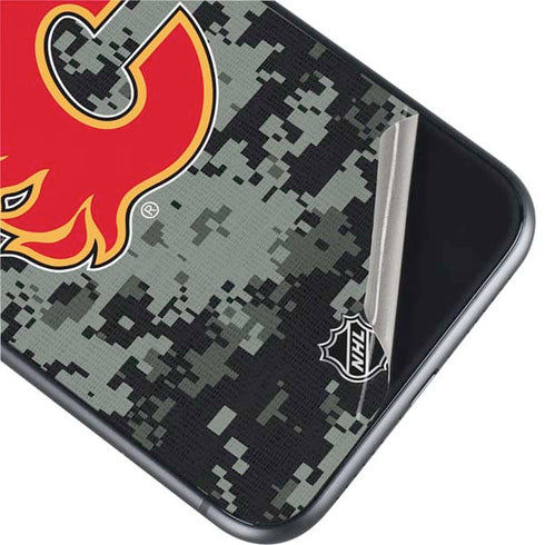 NHL Calgary Flames Camo iPhone 11 Skin