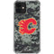 NHL Calgary Flames Camo iPhone 12 Mini Clear Case