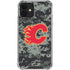 NHL Calgary Flames Camo iPhone 12 Mini Clear Case