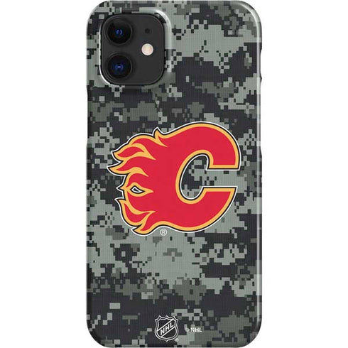NHL Calgary Flames Camo iPhone 12 Mini Lite Case