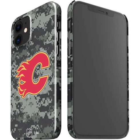 NHL Calgary Flames Camo iPhone 12 Mini Lite Case