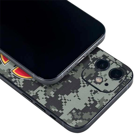 NHL Calgary Flames Camo iPhone 12 Mini Skin