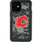 NHL Calgary Flames Camo iPhone 12 Mini Waterproof Case