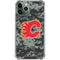 NHL Calgary Flames Camo iPhone 12 Pro Clear Case
