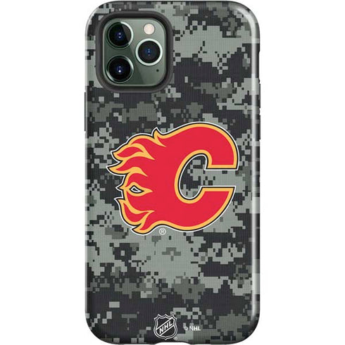 NHL Calgary Flames Camo iPhone 12 Pro Max Impact Case