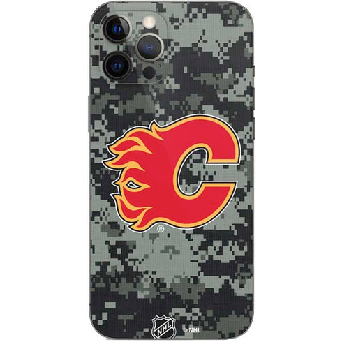 NHL Calgary Flames Camo iPhone 12 Pro Max Skin